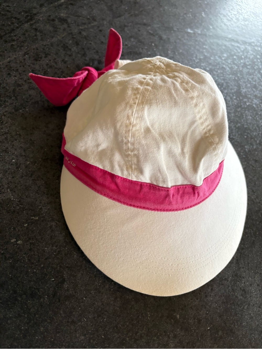 Women’s cute Caribbean Joe large brim hat sunhat Cap with Pink Band and Bow